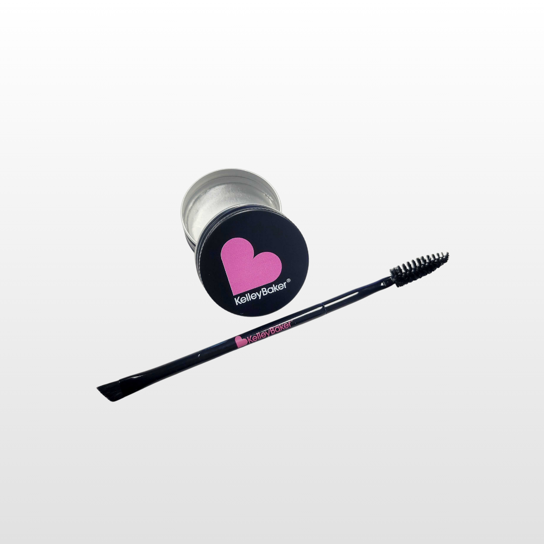 Kelley Baker Brows Laminade with angled spooly brush