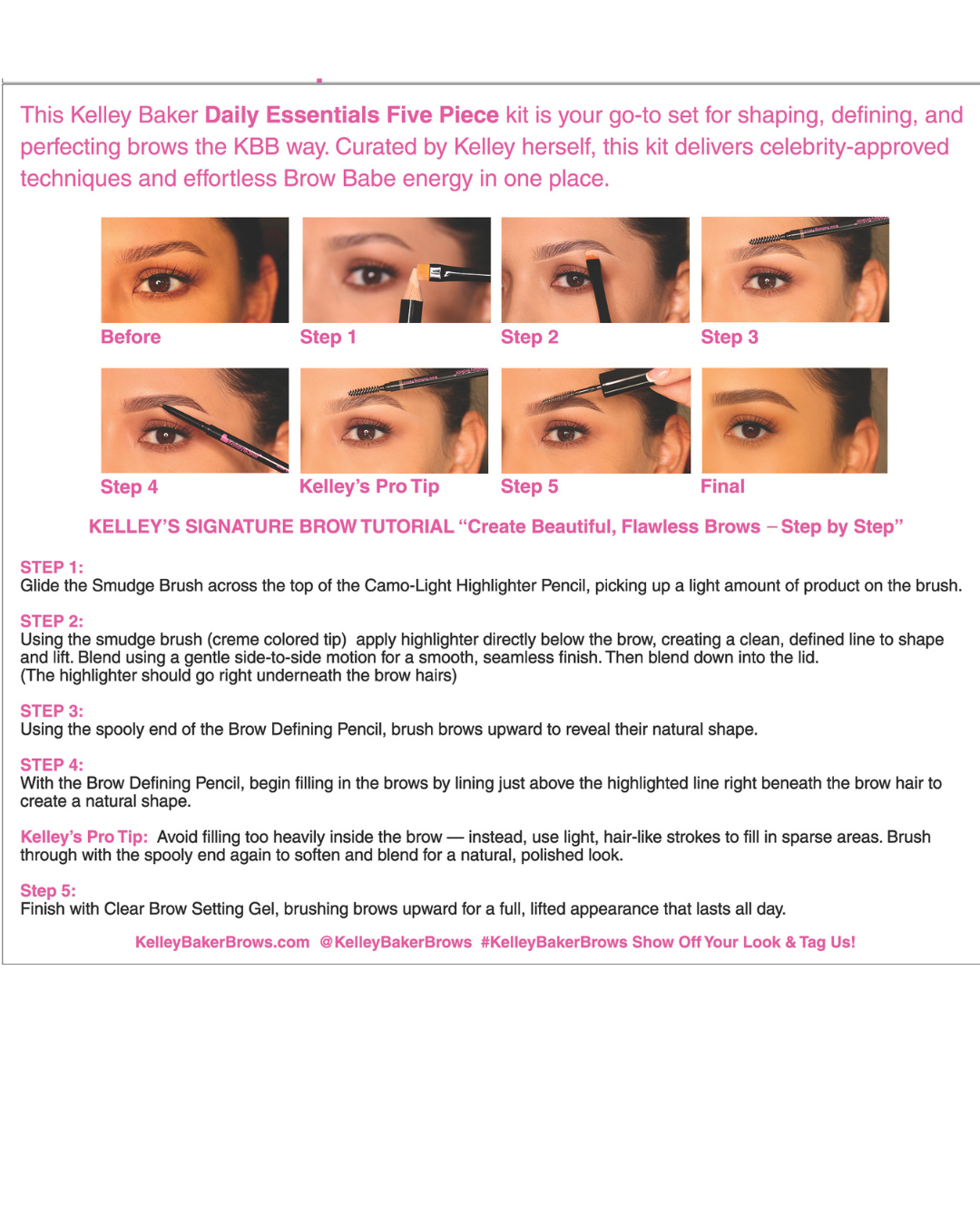 DAILY ESSENTIALS 5PC BROW KIT - BLACK FRIDAY DOORBUSTER DEAL