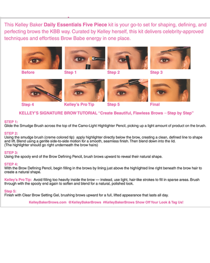 DAILY ESSENTIALS 5PC BROW KIT - BLACK FRIDAY DOORBUSTER DEAL