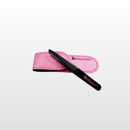 Kelley Baker Tweezers with Signature Pink pouch
